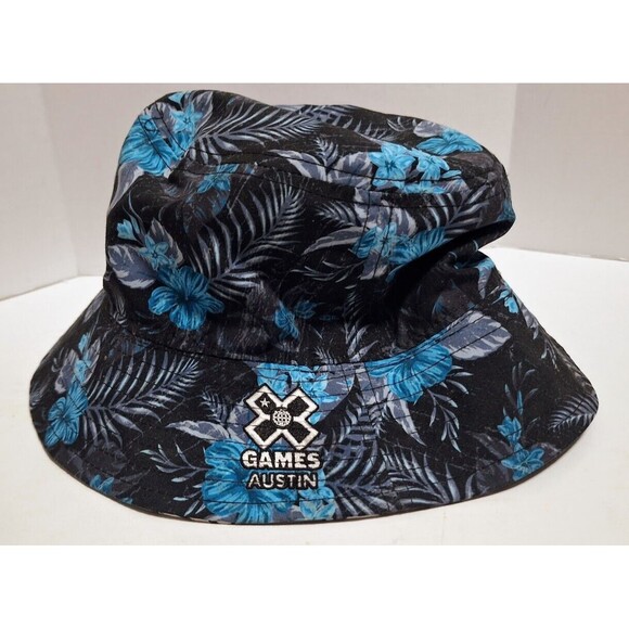 ULTIMATE ATHLETIC SPORTSWEAR 2016 X GAMES AUSTIN REVERSIBLE BUCKET CAP HAT - Picture 3 of 5